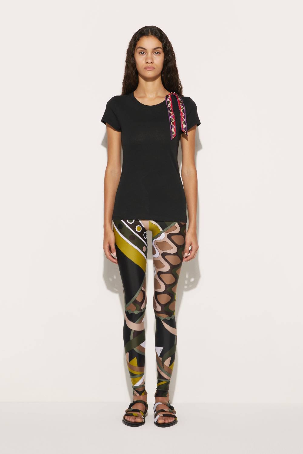 Pucci T-shirt con inserto Iride Offerte esclusive