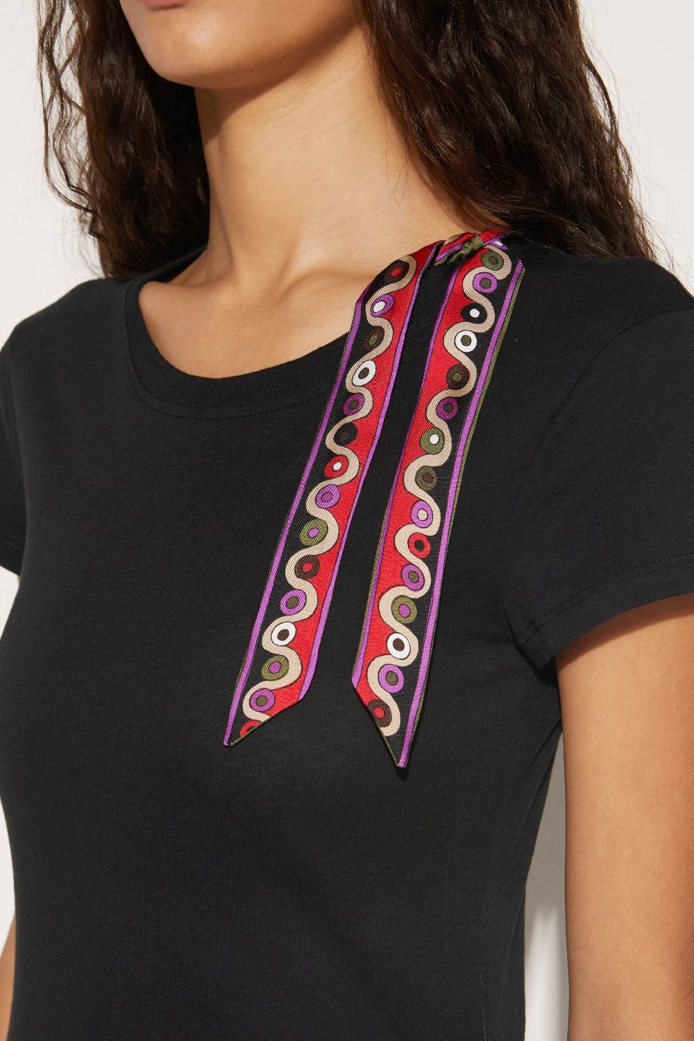 Pucci T-shirt con inserto Iride Offerte esclusive