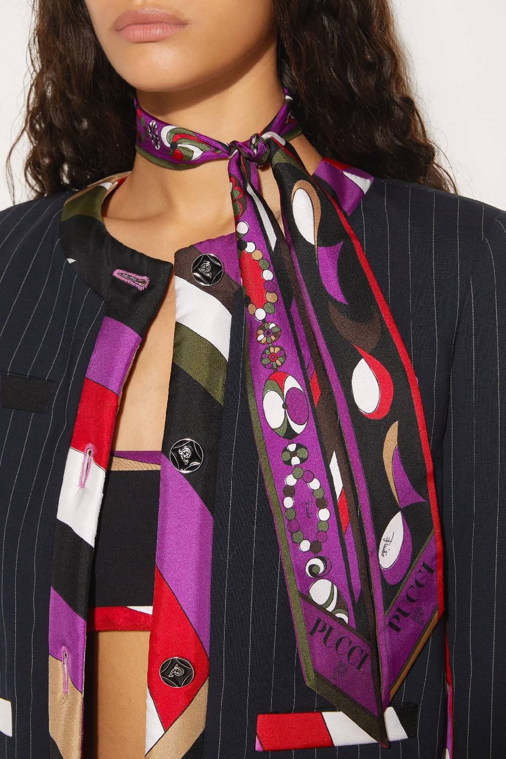 Pucci Foulard in seta con stampa Pesci Bestseller