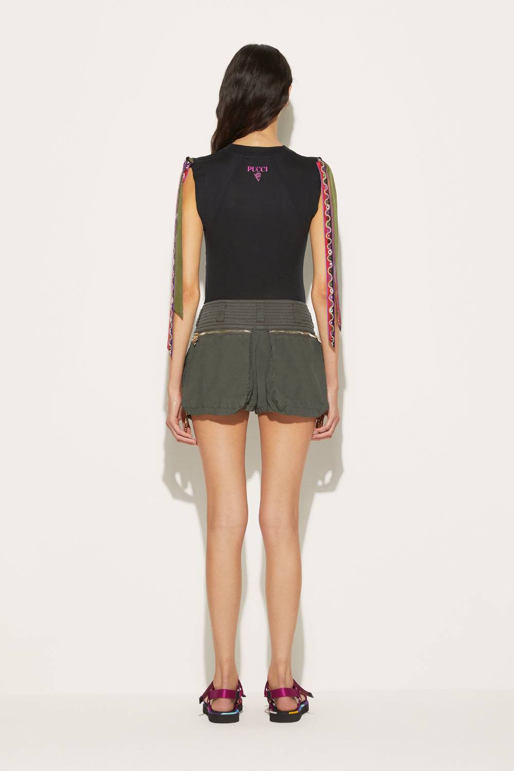 Pucci Shorts cargo in toile di cotone Prezzo basso