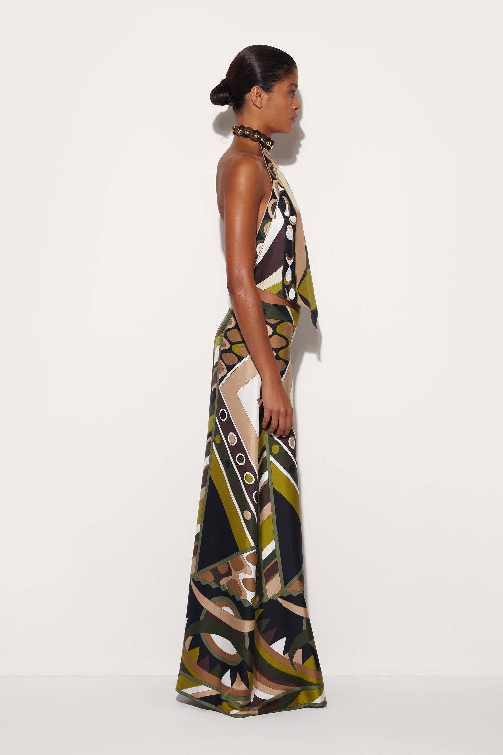 Pucci Top in seta con stampa Pesci Fino al 50% di sconto