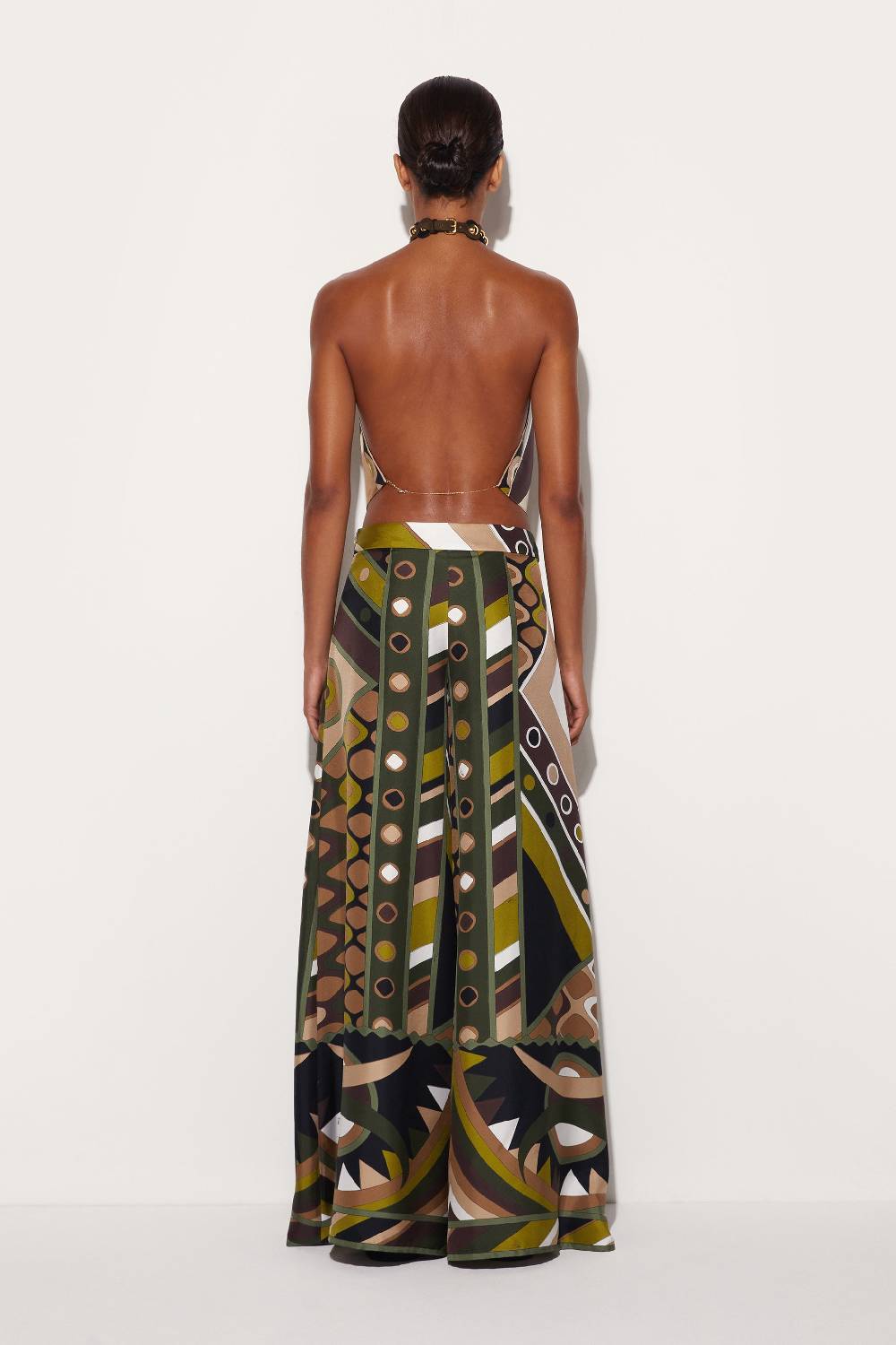 Pucci Top in seta con stampa Pesci Fino al 50% di sconto