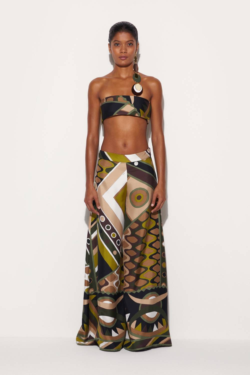 Pucci Pantaloni in seta con stampa Vivara Fino al 60% di sconto