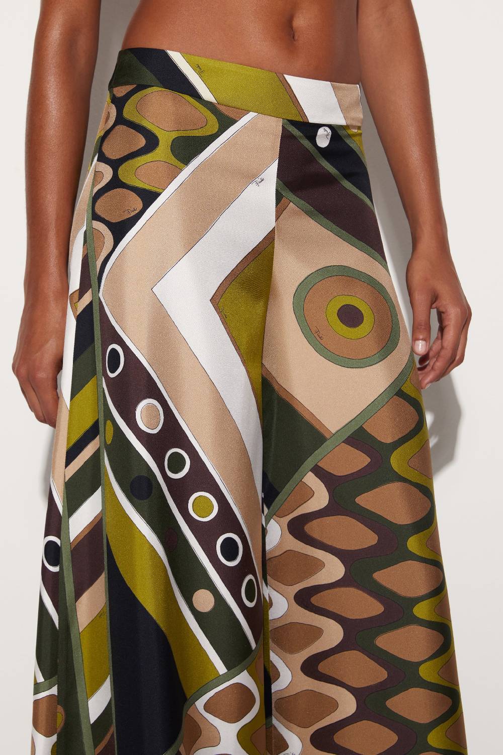 Pucci Pantaloni in seta con stampa Vivara Fino al 60% di sconto
