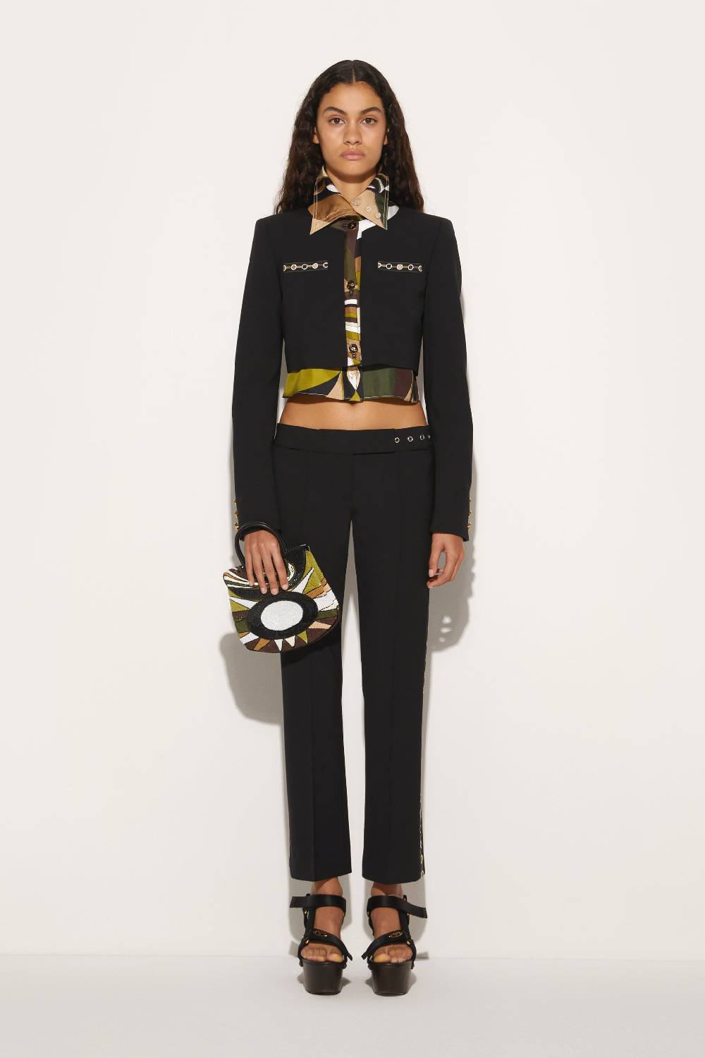 Pucci Giacca cropped con finiture Vivara Fino al 65% di sconto