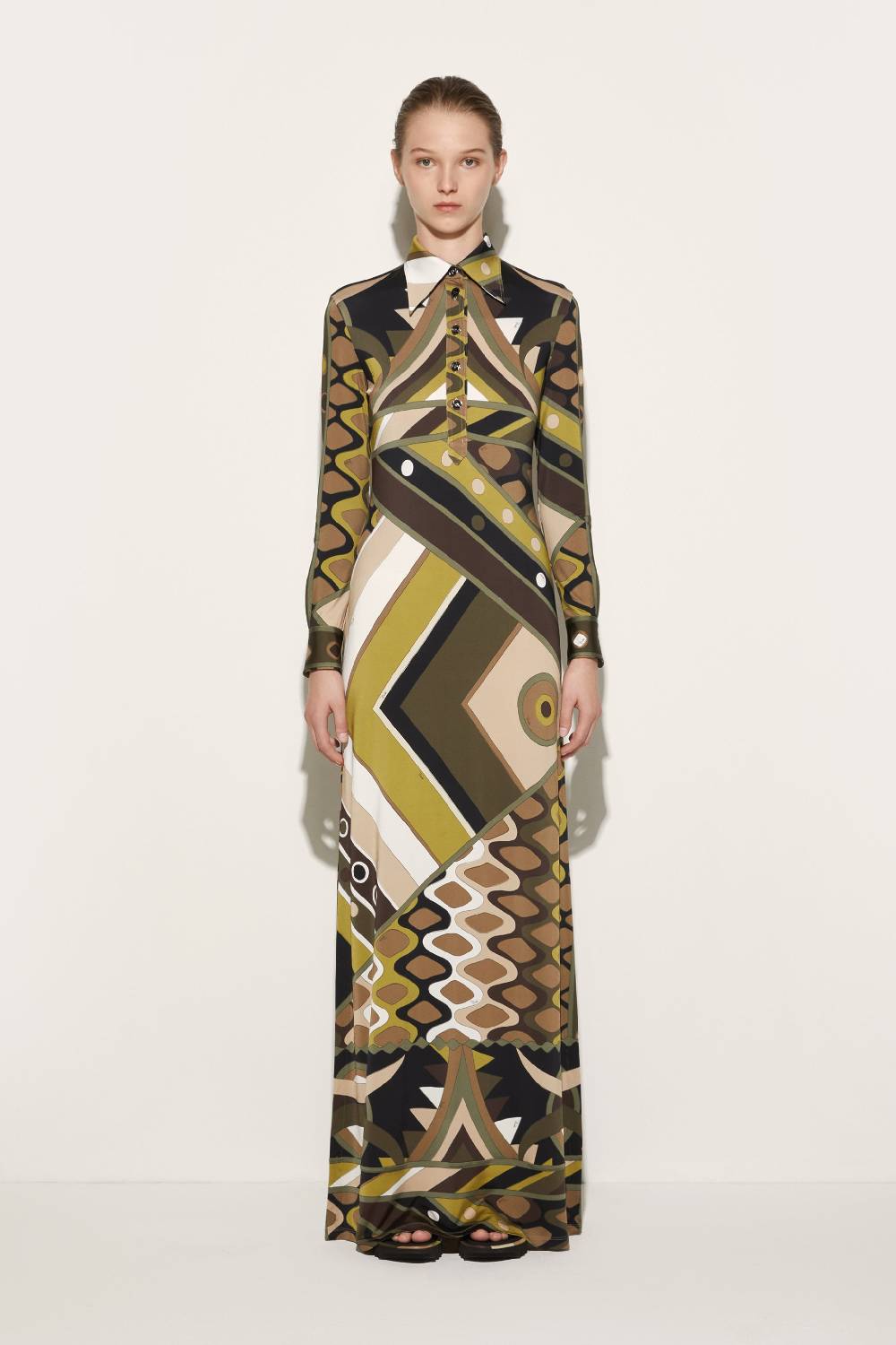 Pucci Abito lungo con stampa Vivara Fino al 55% di sconto