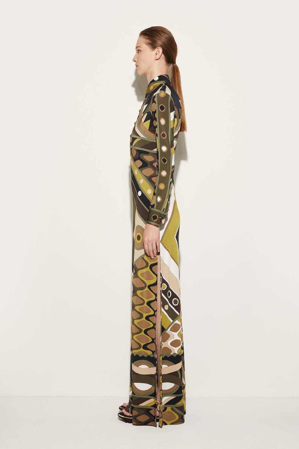 Pucci Abito lungo con stampa Vivara Fino al 55% di sconto