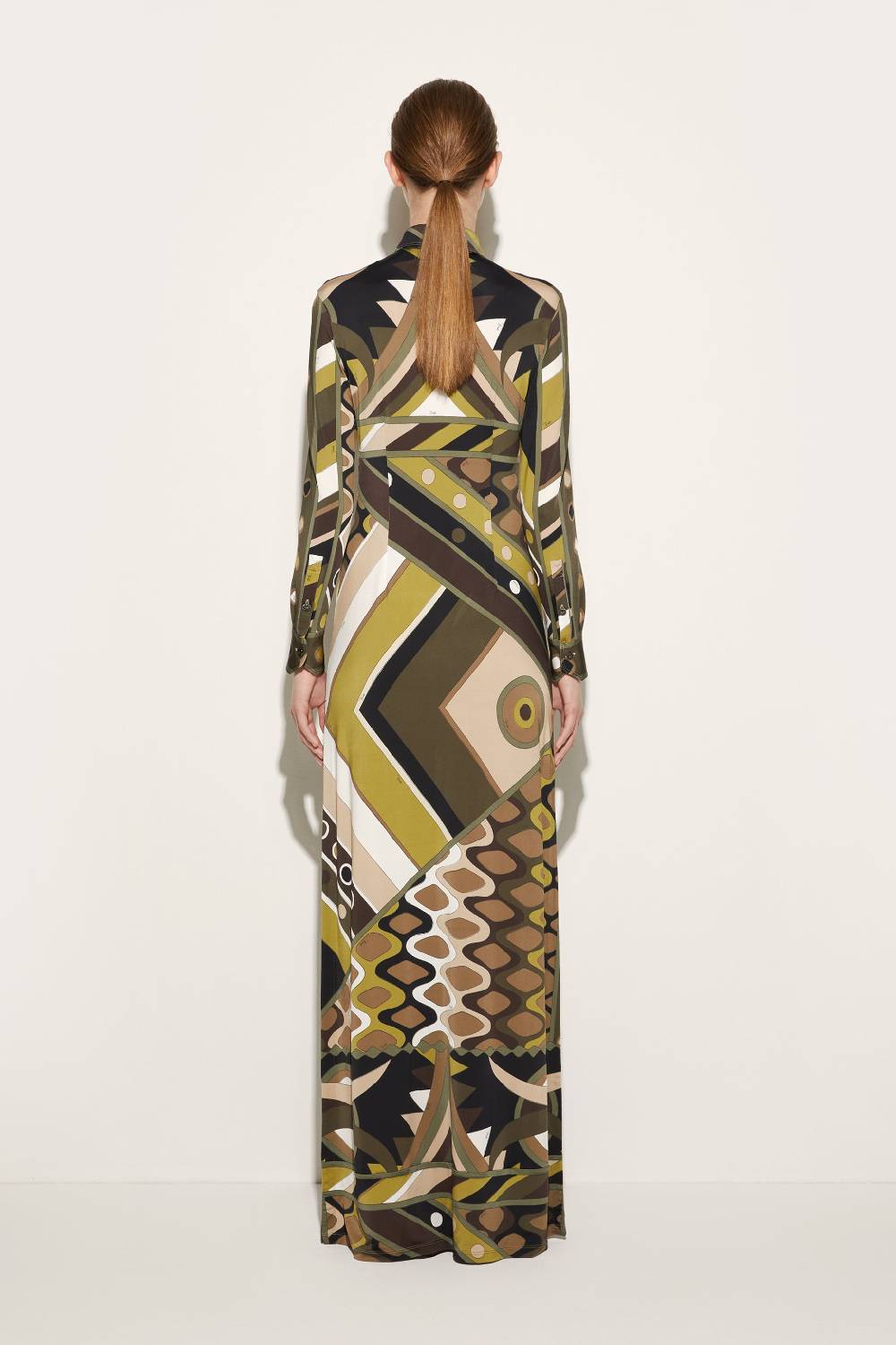 Pucci Abito lungo con stampa Vivara Fino al 55% di sconto
