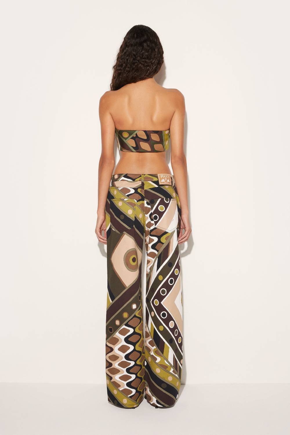 Pucci Pantaloni a gamba ampia con stampa Vivara Black Friday Prezzi