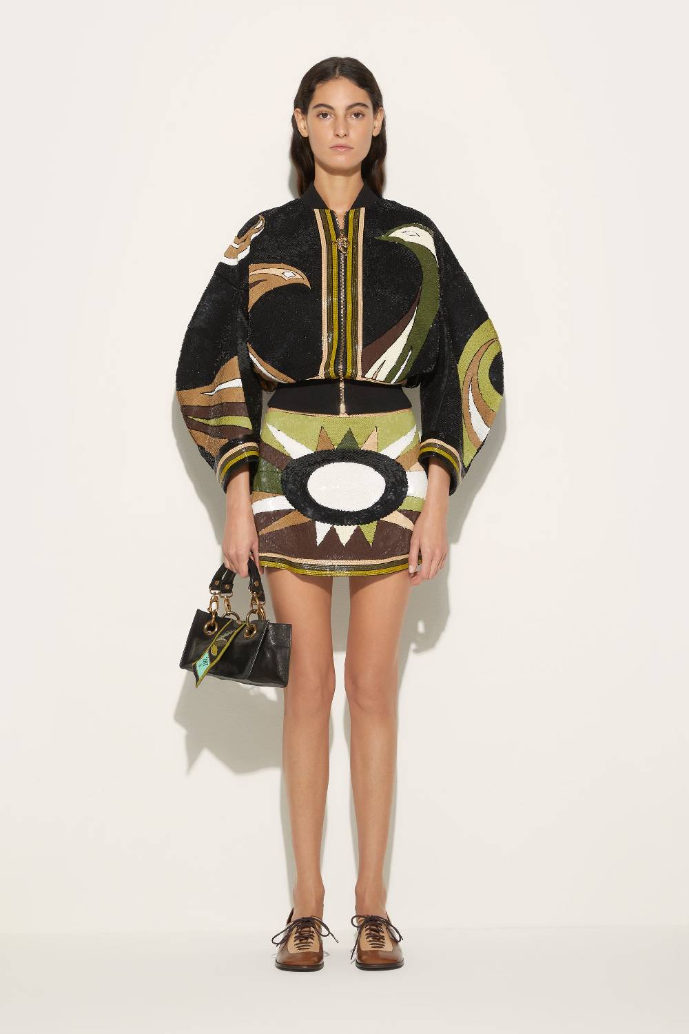 Pucci Bomber con motivo Cigni Qualità