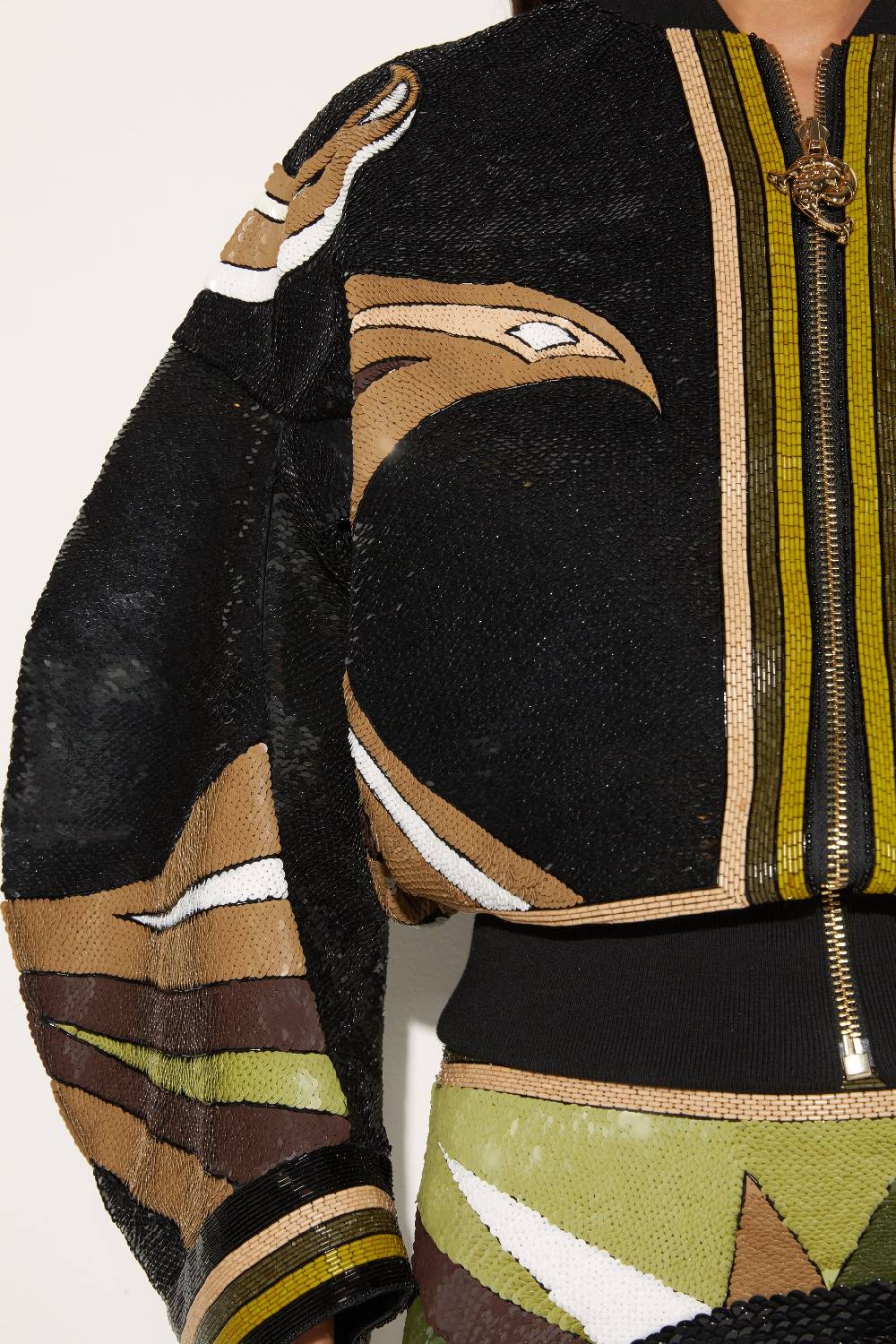 Pucci Bomber con motivo Cigni Qualità