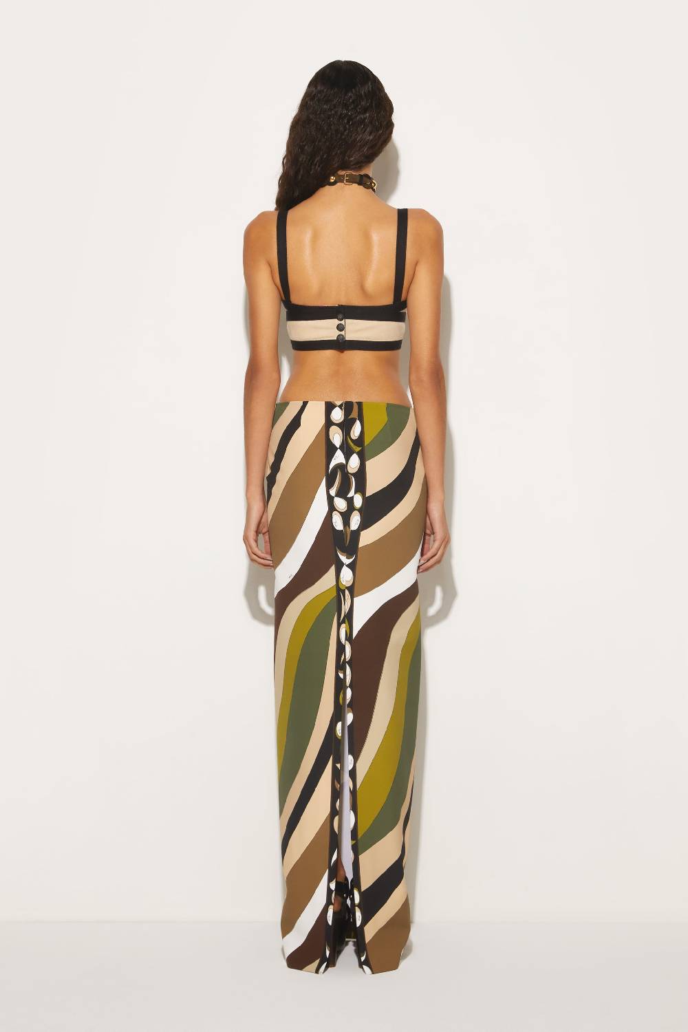 Pucci Gonna lunga con stampa Pesci Sconto