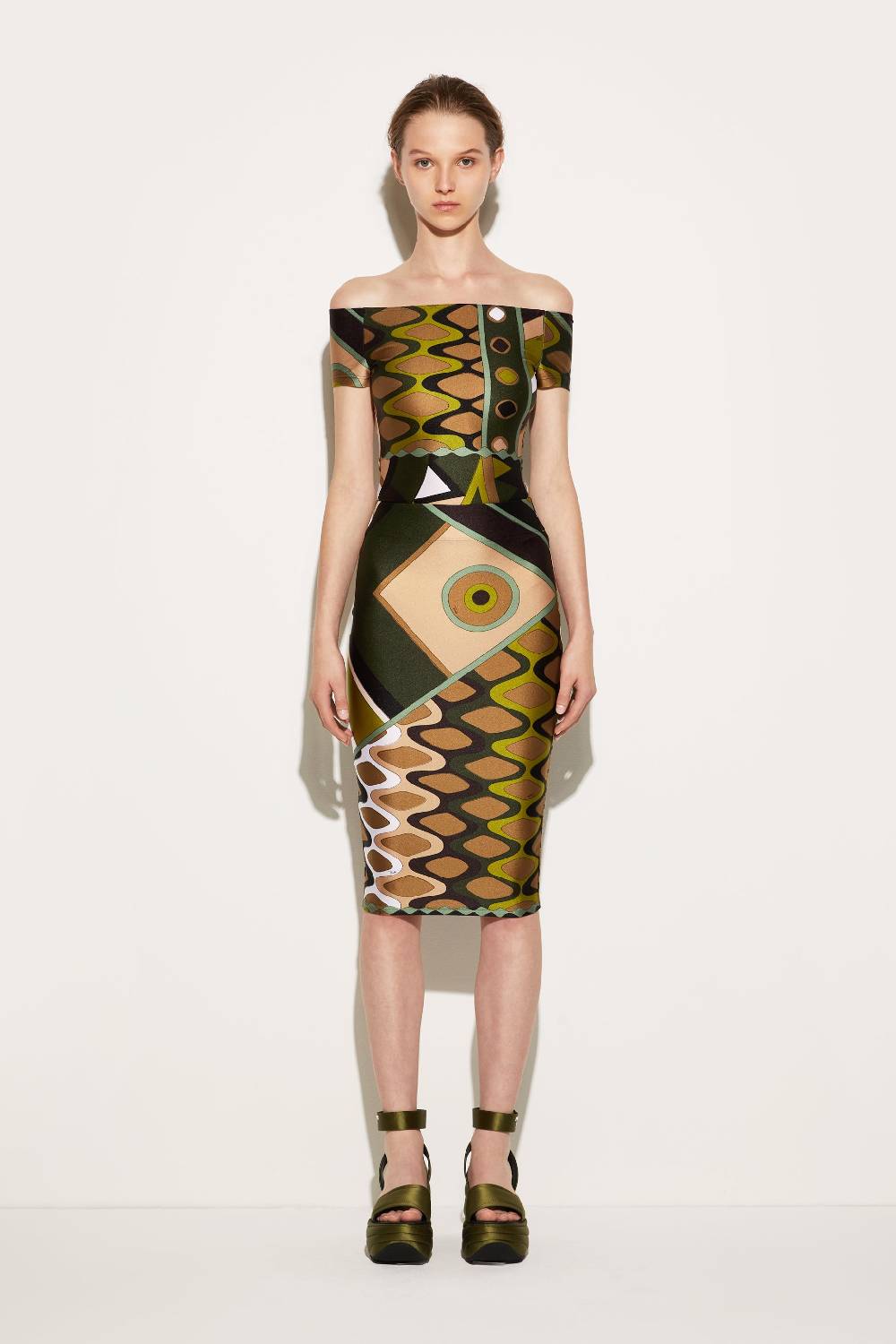 Pucci Gonna a tubino con stampa Vivara Outlet