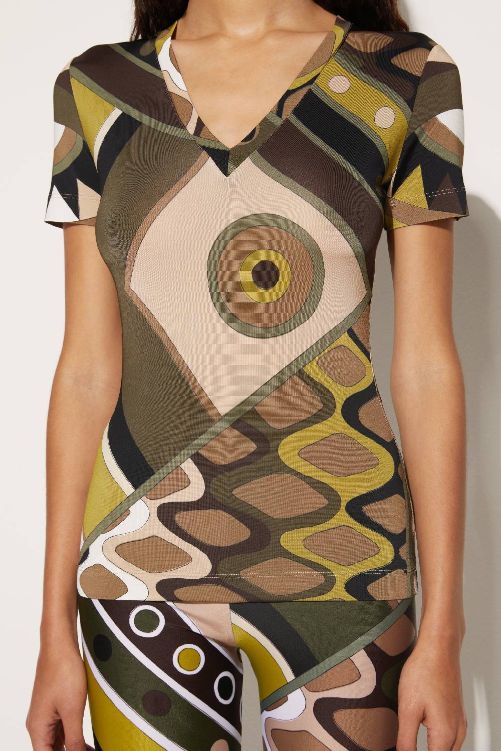 Pucci T-Shirt con stampa Vivara In Vendita