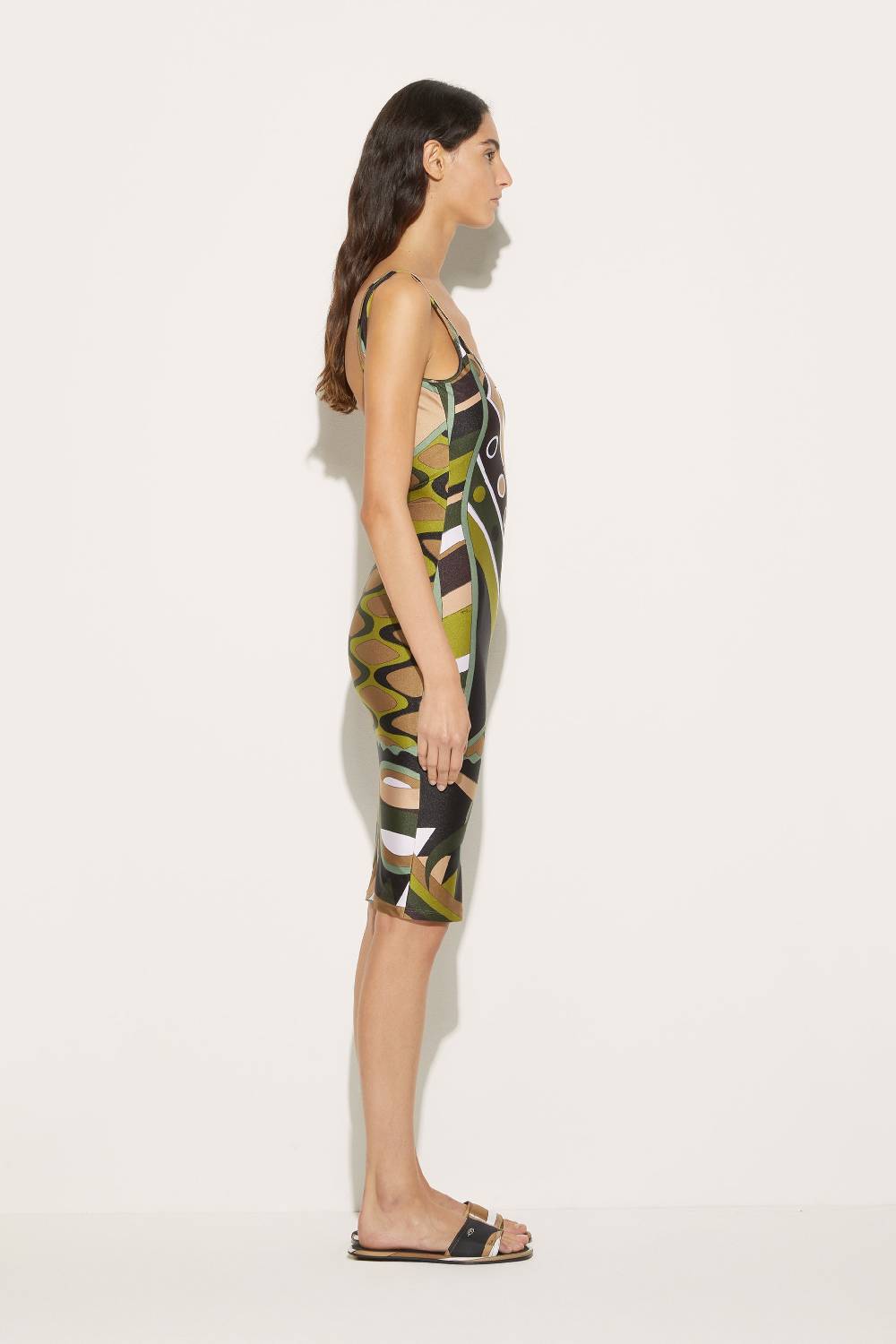 Pucci Abito midi con stampa Vivara Offerte