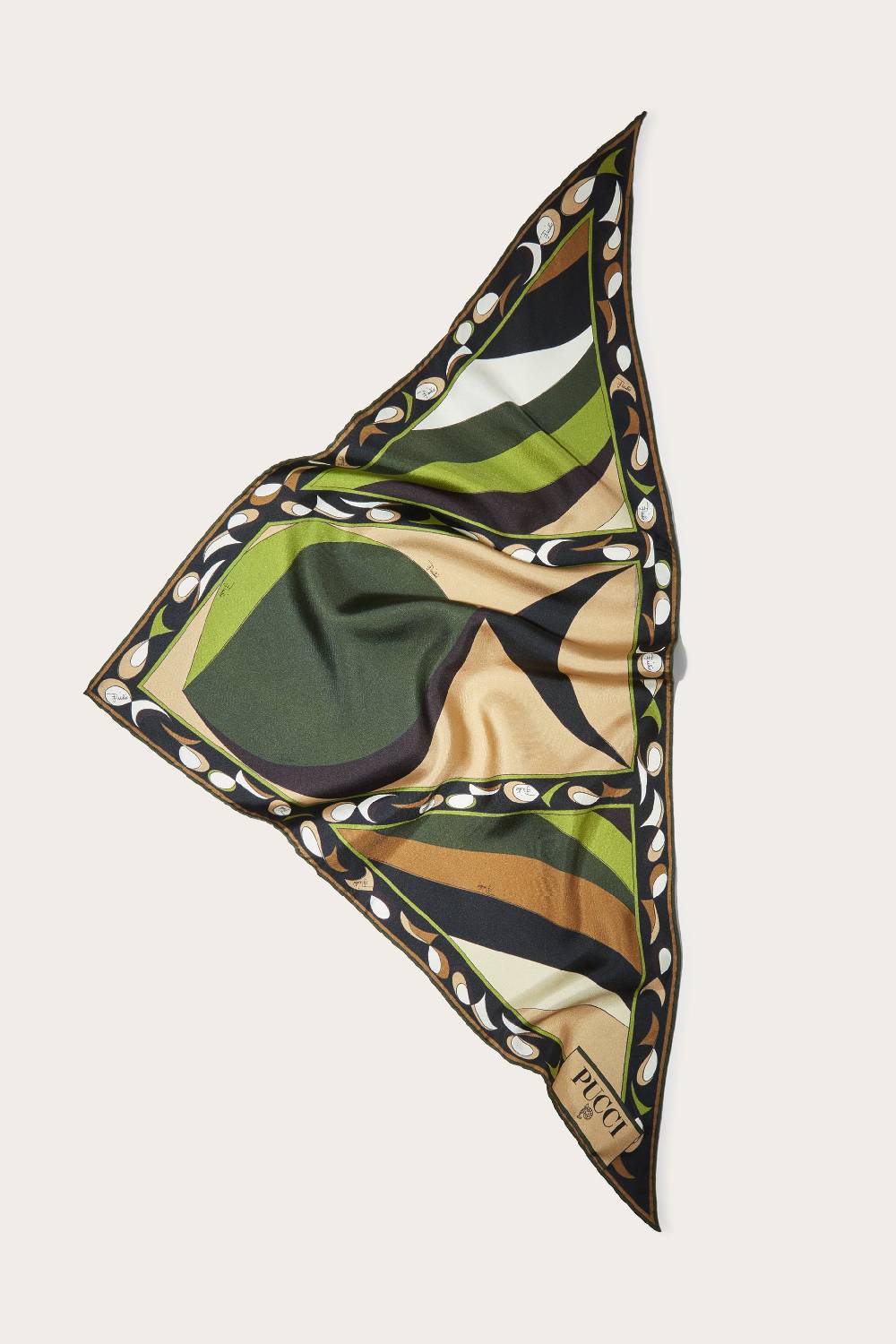 Pucci Foulard in seta con stampa Pesci Vendita Economica