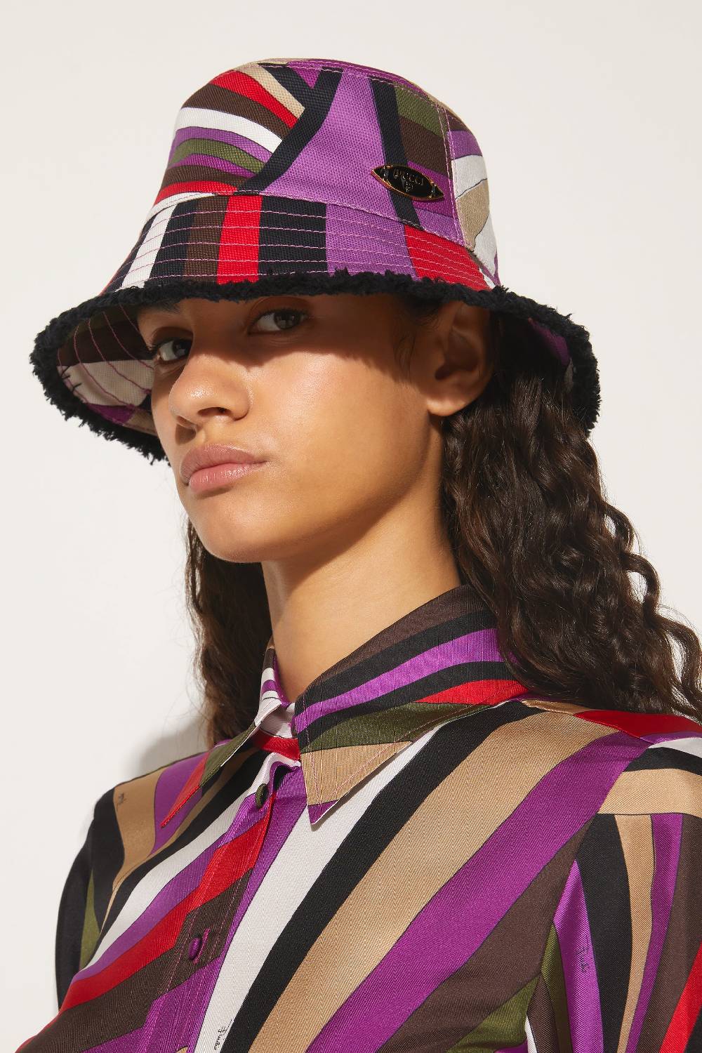 Pucci Cappello da pescatore con stampa Iride Offerta speciale