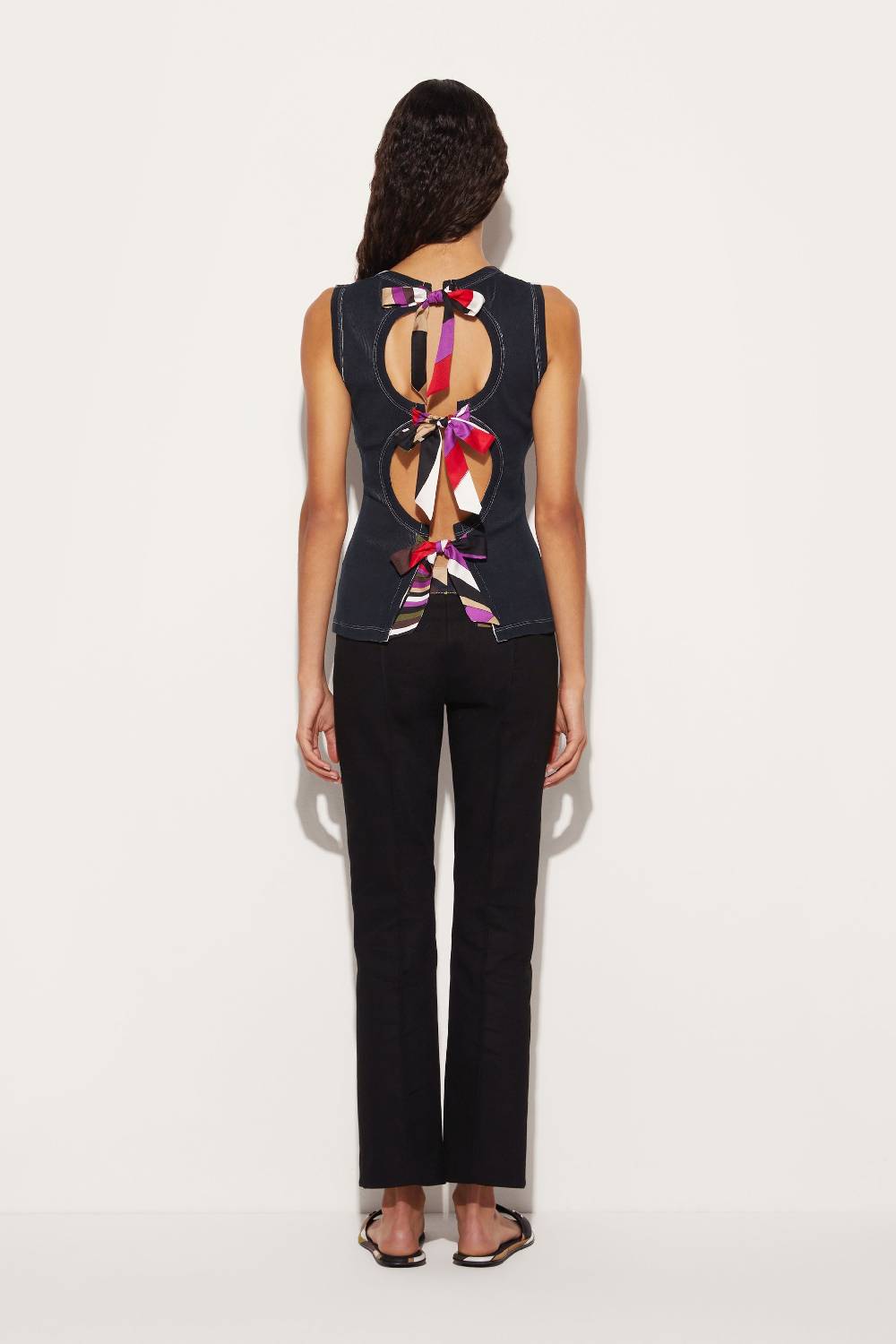 Pucci Canotta con stampa Marmo e cut-out Shopping online