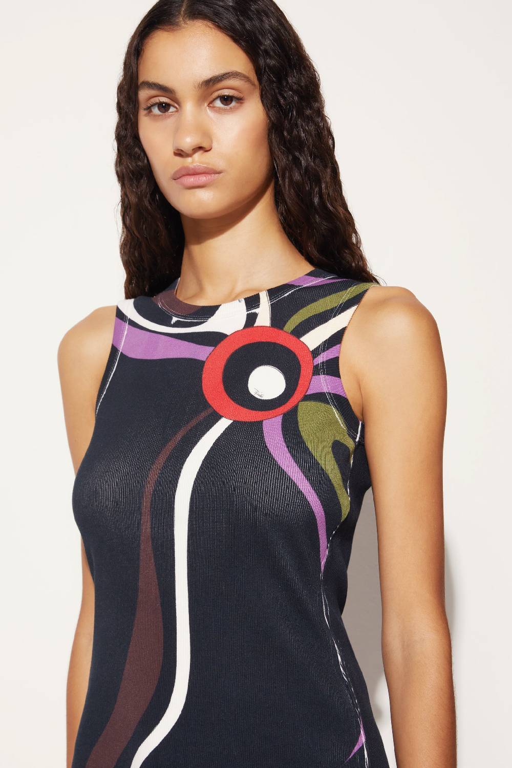Pucci Canotta con stampa Marmo e cut-out Shopping online