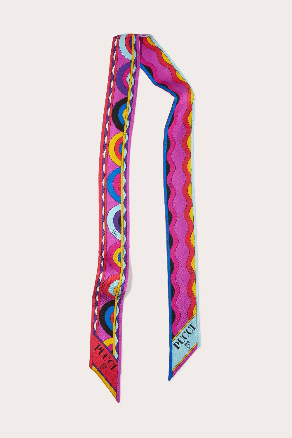 Pucci Foulard in seta con stampe Onde e Bersaglio Cyber Monday