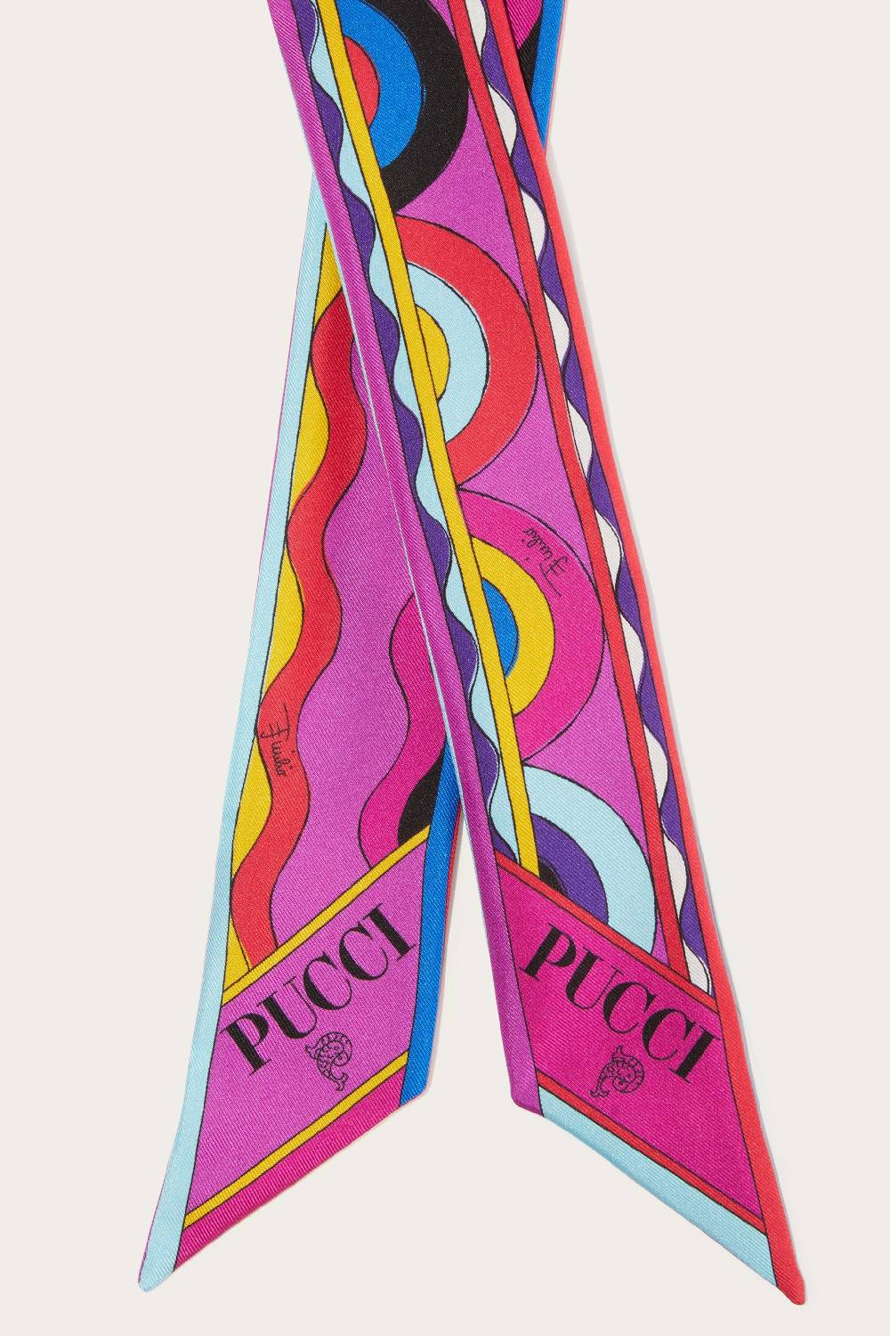 Pucci Foulard in seta con stampe Onde e Bersaglio Cyber Monday
