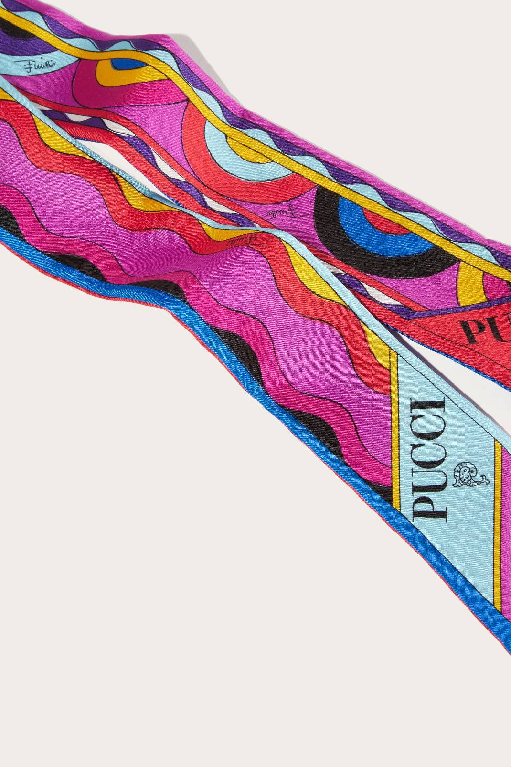 Pucci Foulard in seta con stampe Onde e Bersaglio Cyber Monday