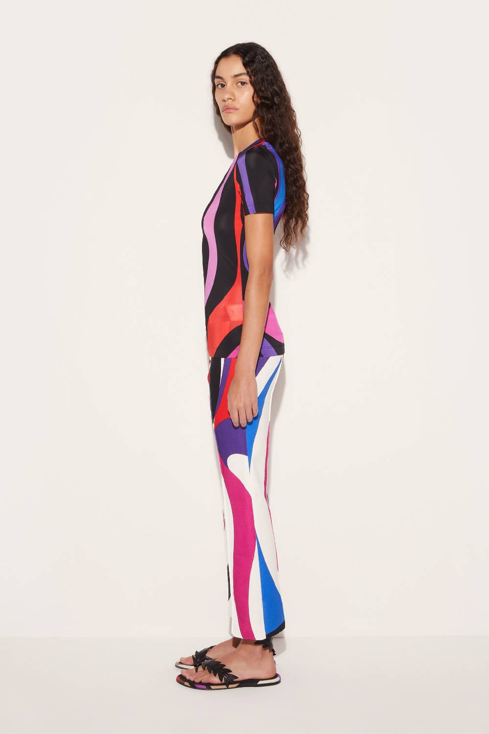 Pucci T-shirt con stampa Marmo Offerta migliore