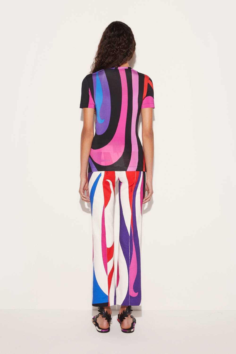 Pucci T-shirt con stampa Marmo Offerta migliore