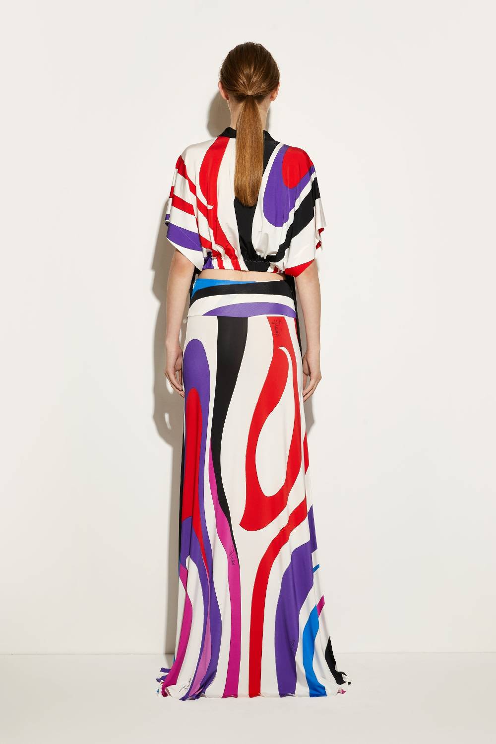 Pucci Gonna lunga con stampa Marmo Latest fashion