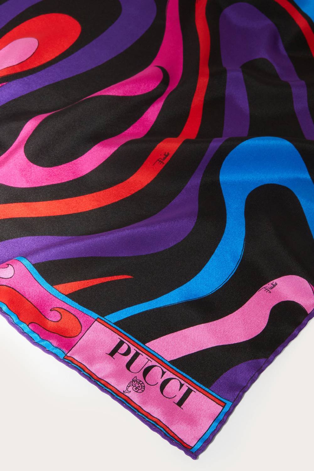 Pucci Hijab in seta con stampa Marmo Lightning offer
