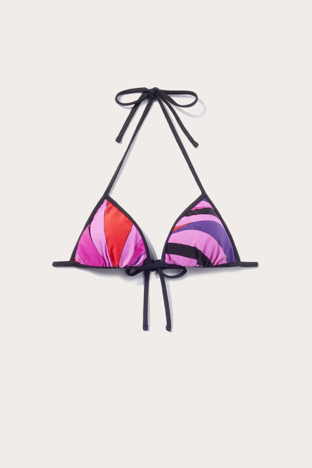 Pucci Top bikini con stampa Marmo Liquidazione