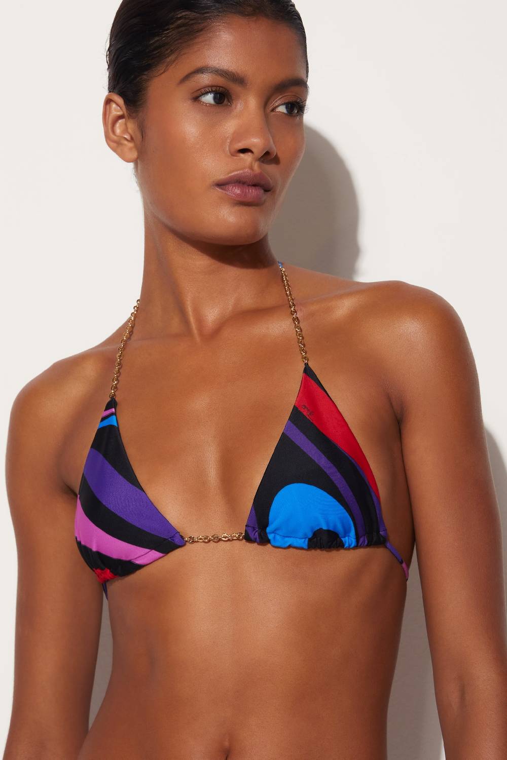 Pucci Top bikini con stampa Marmo Offerta settimanale