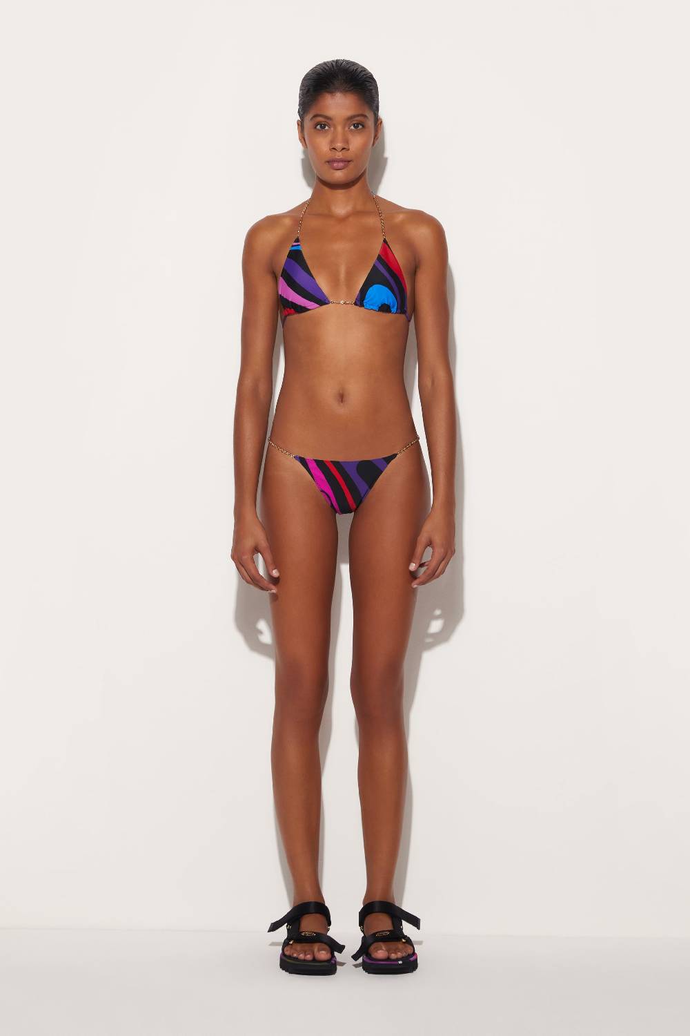 Pucci Slip bikini con stampa Marmo Ritorno libero
