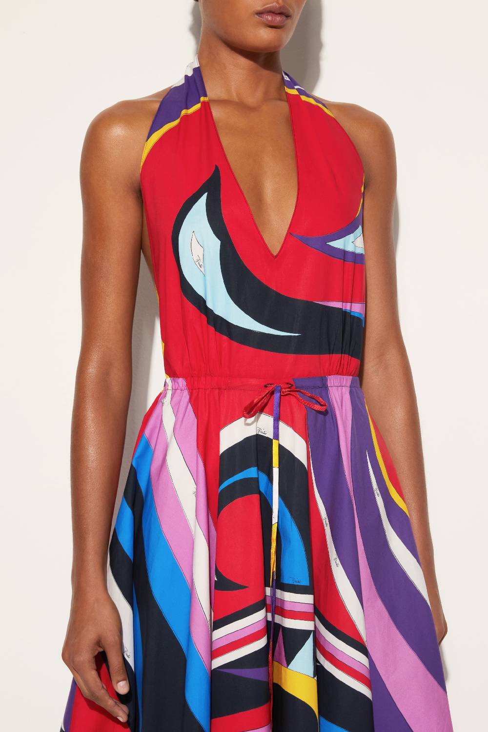 Pucci Abito con stampa Cigni Rilascio limitato