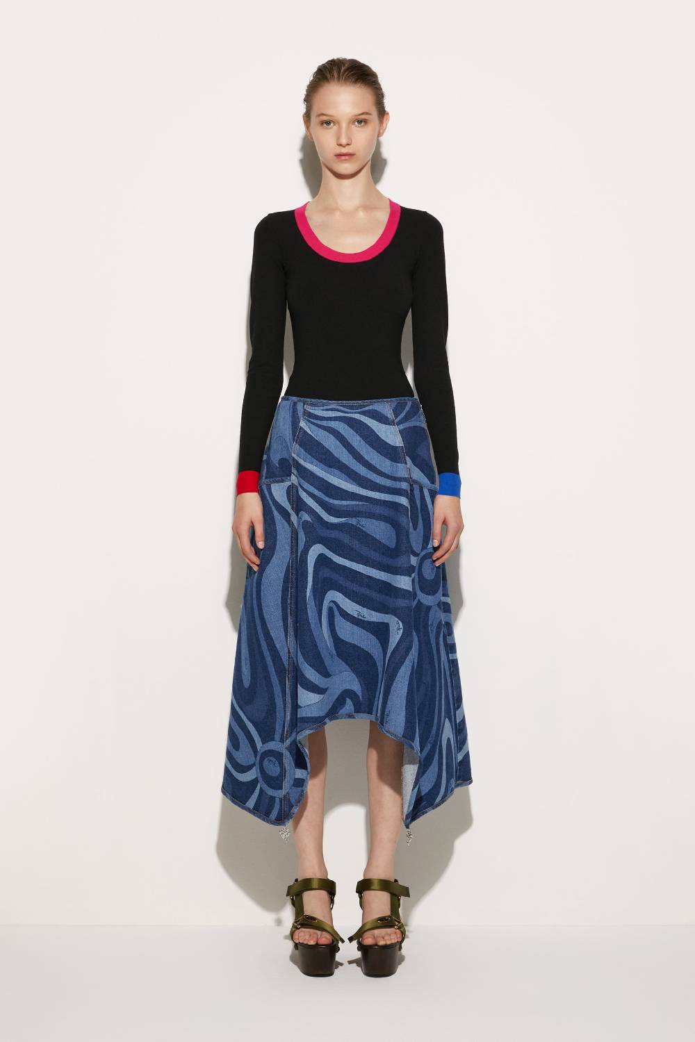 Pucci Maglione con design color-block Fino al 50% di sconto