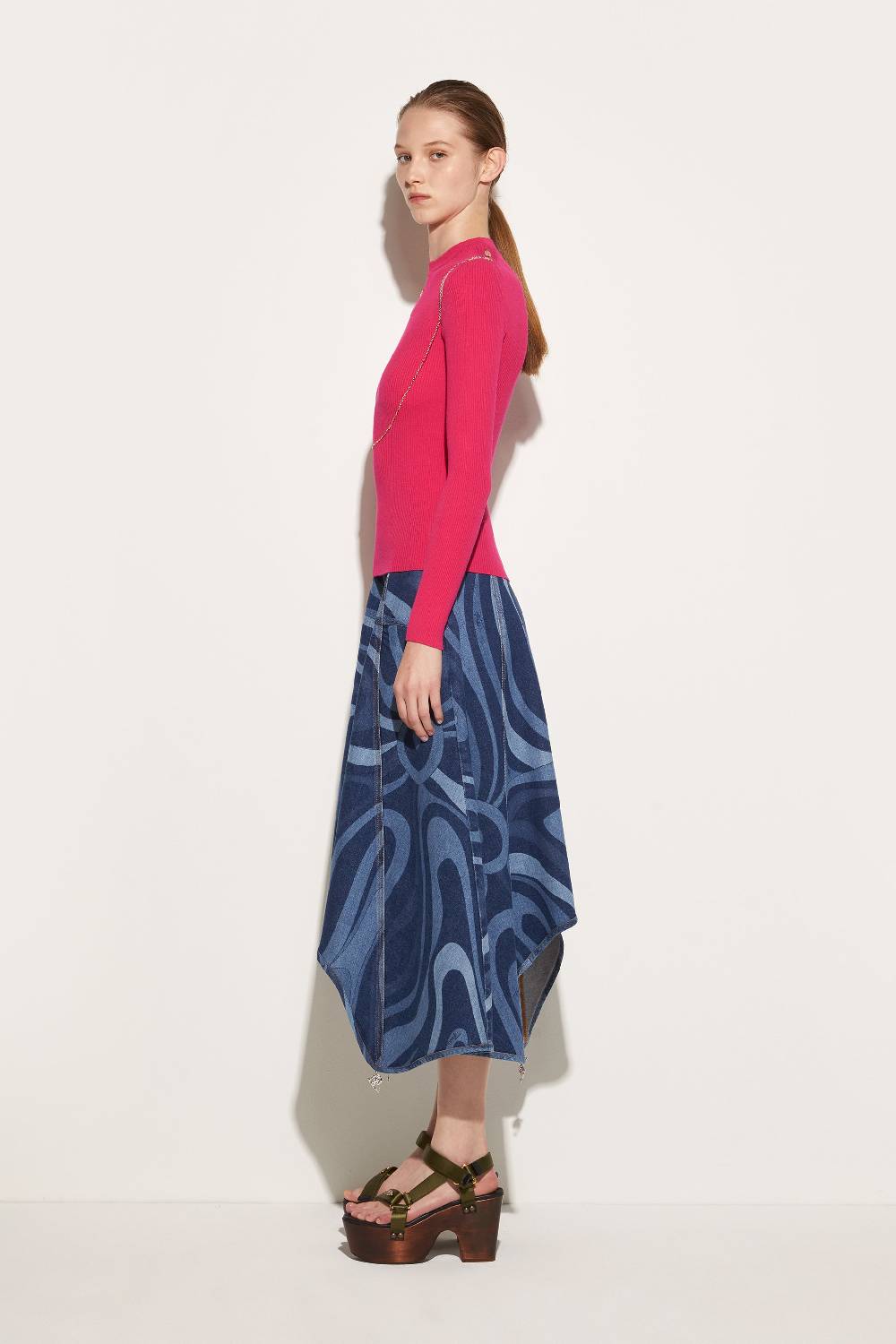 Pucci Top con dettaglio a catena Fino al 60% di sconto