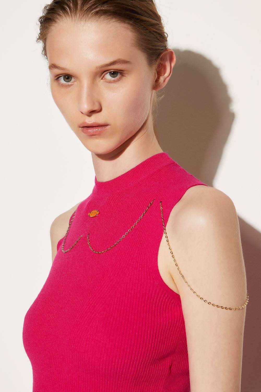 Pucci Top con dettaglio a catena Fino al 65% di sconto