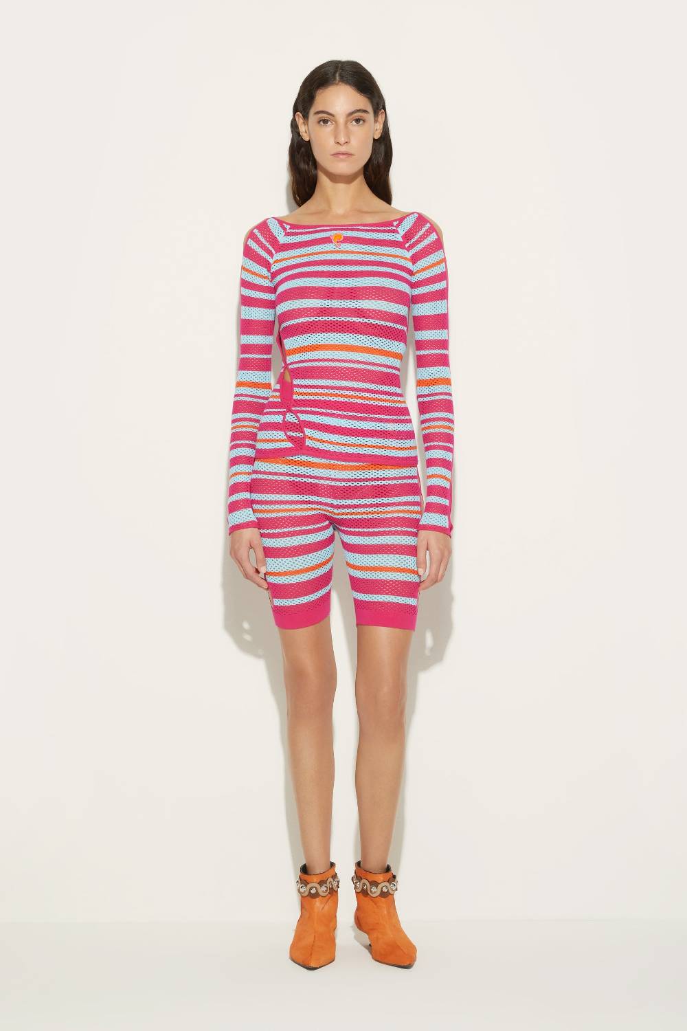 Pucci Top in maglia con motivo a righe Offerta speciale della fabbrica