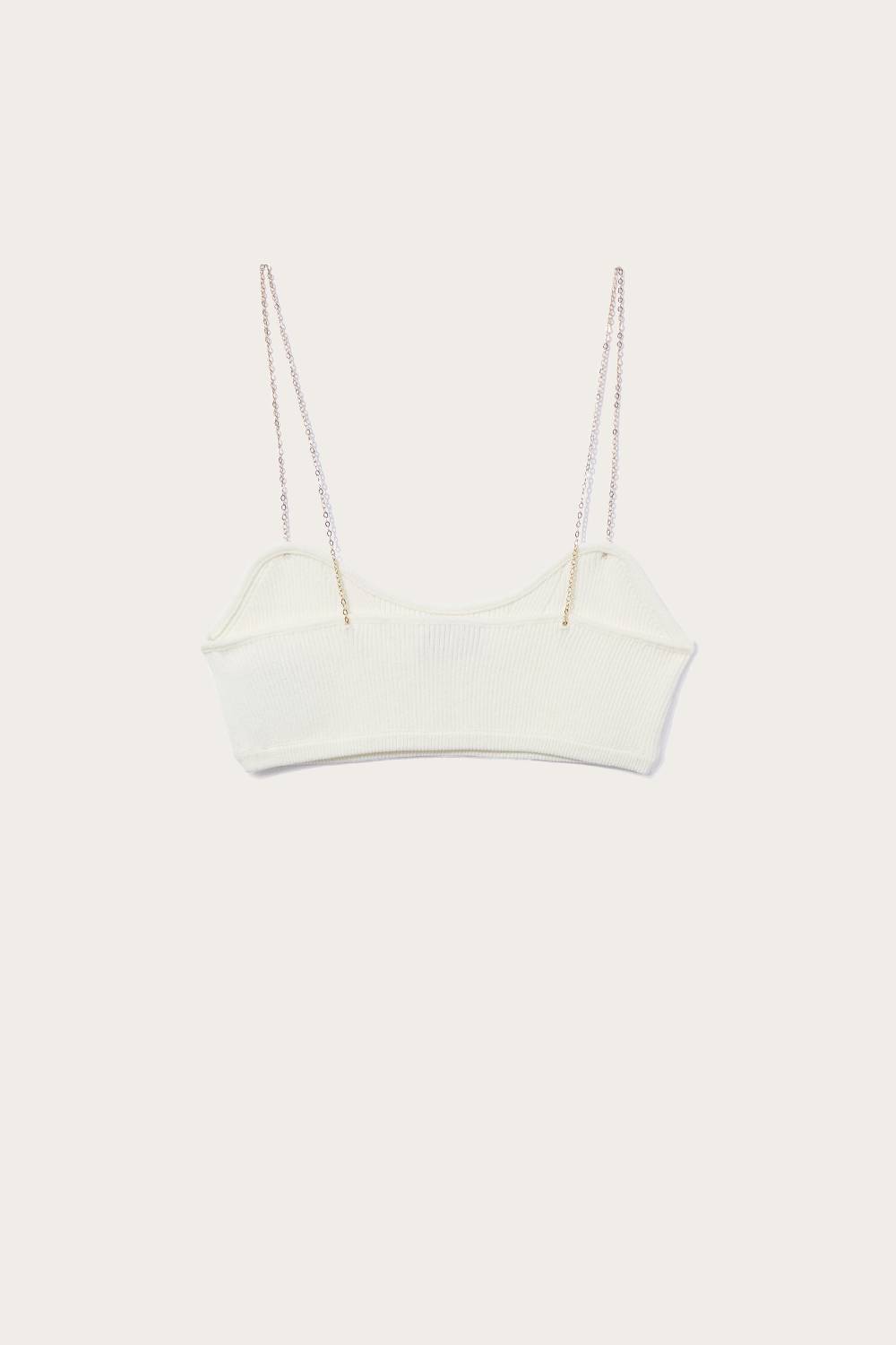Pucci Top a fascia con spalline a catena Fino al 55% di sconto