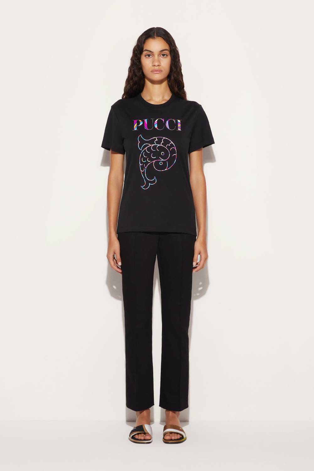 Pucci T-shirt con logo Officina