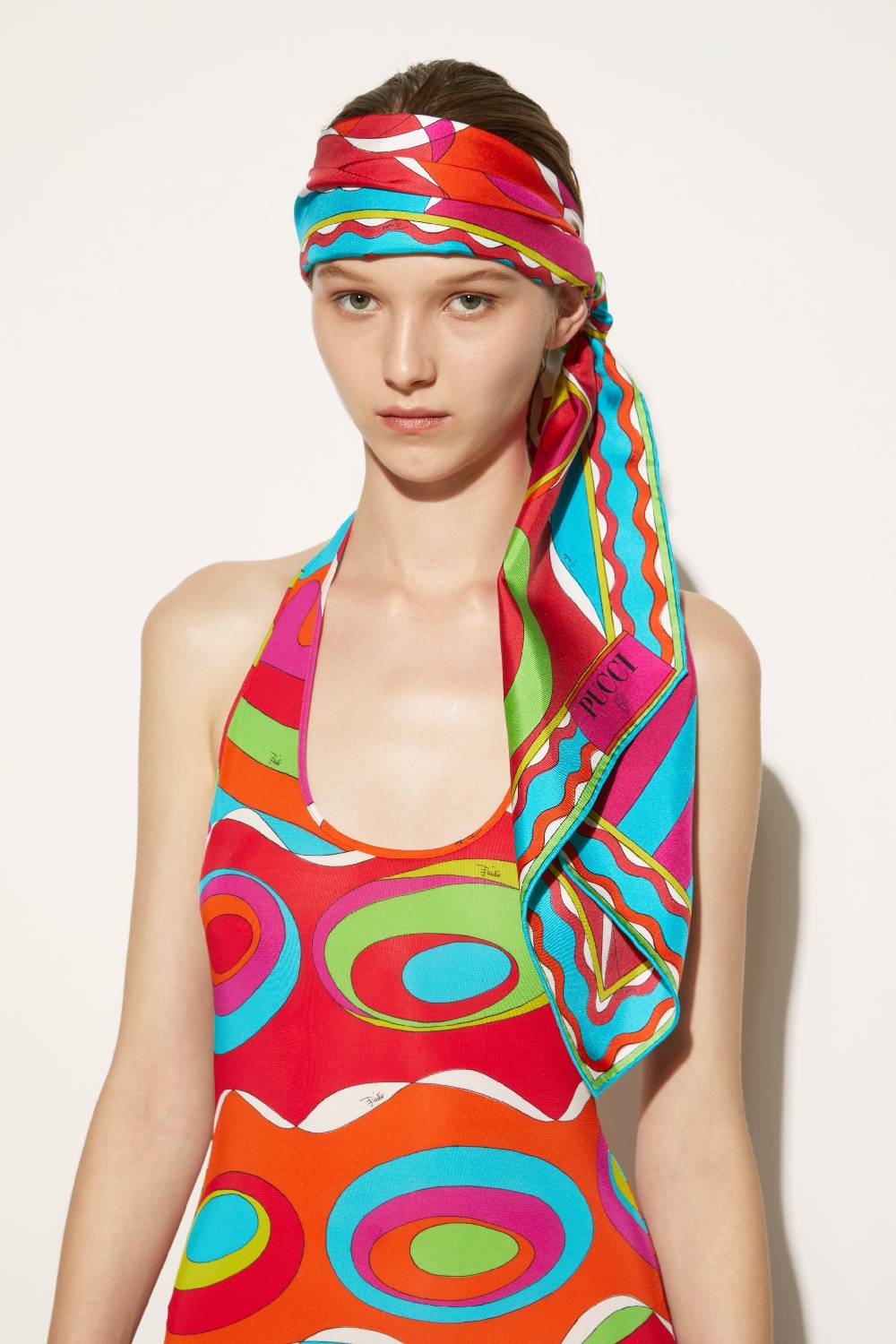 Pucci Foulard in seta con stampa Bersaglio Black Friday Prezzi