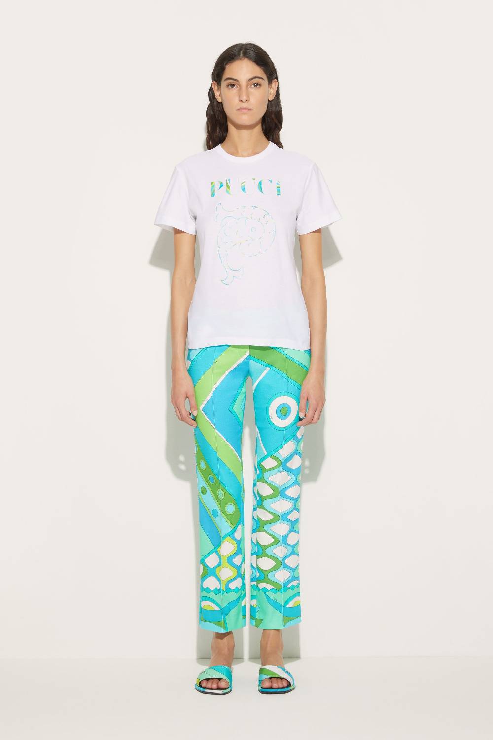 Pucci T-shirt con logo In vendita