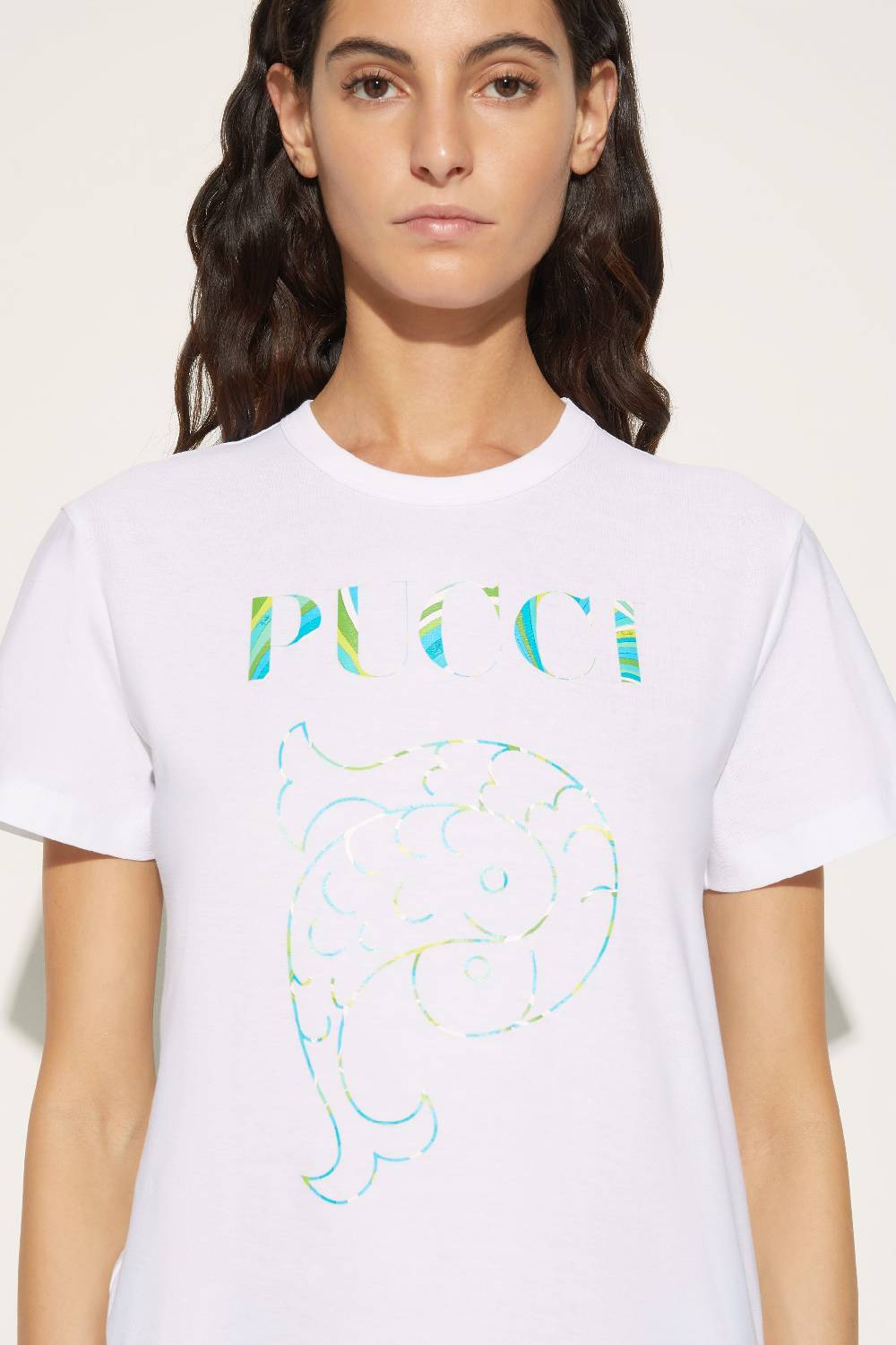 Pucci T-shirt con logo In vendita