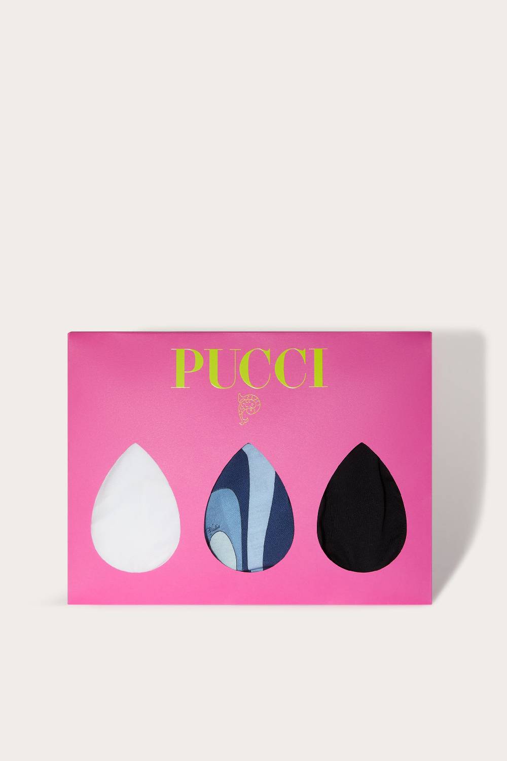 Pucci 3 Pack Reggiseno a triangolo con logo jacquard Italia