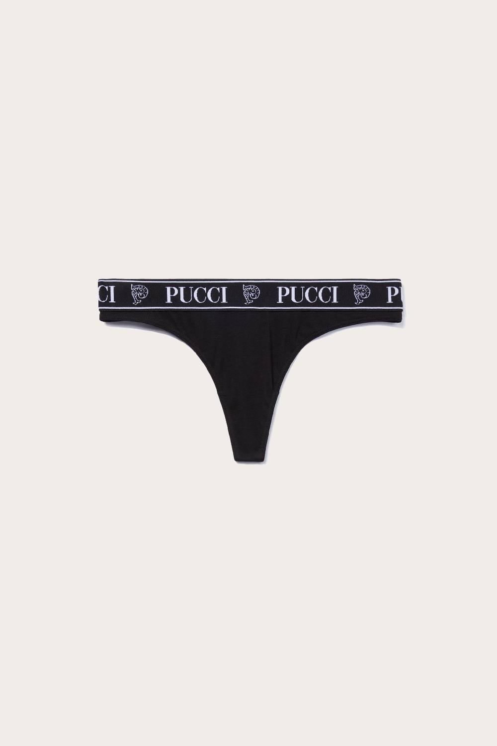 Pucci 3 Pack Tanga con logo jacquard In Linea