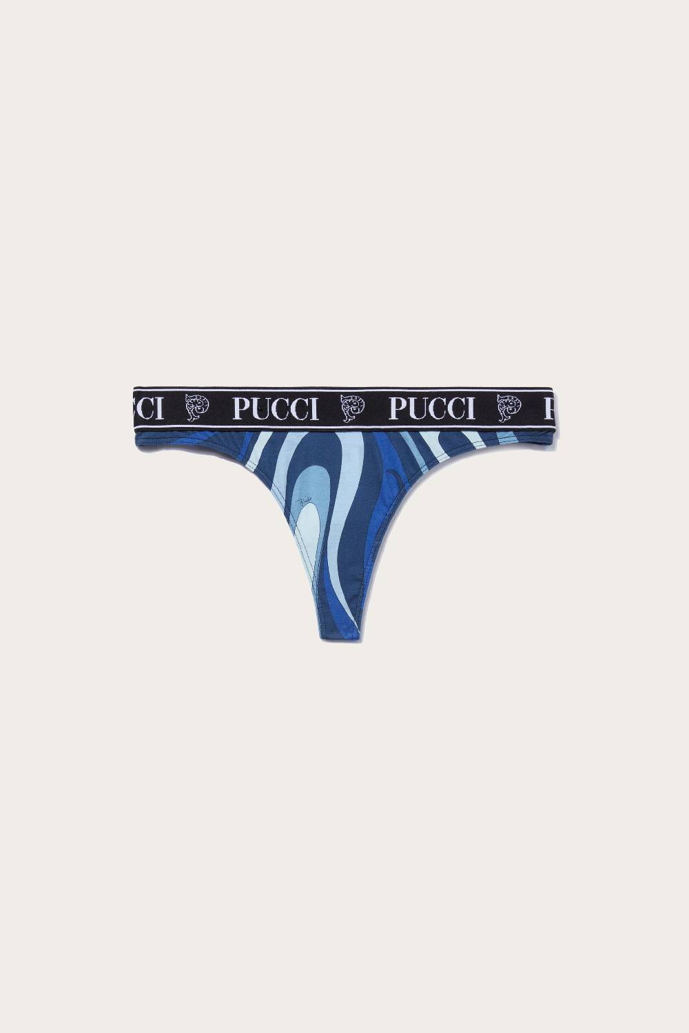 Pucci 3 Pack Tanga con logo jacquard In Linea