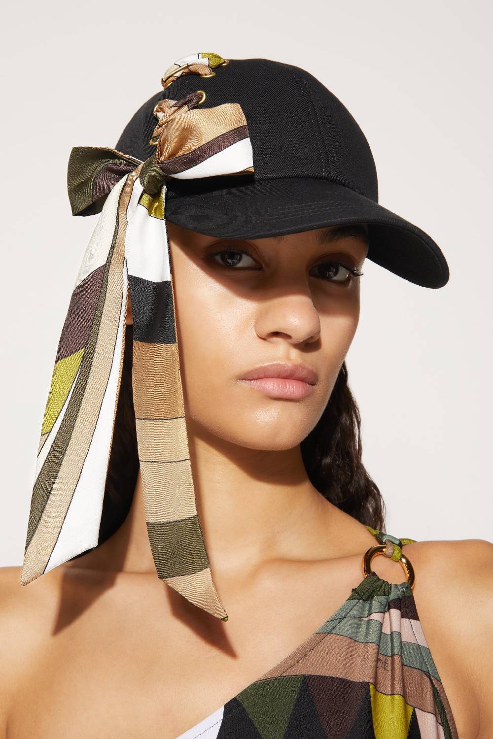 Pucci Cappello da baseball con inserto Iride Nuovo
