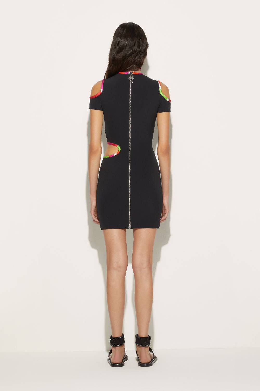 Pucci Mini abito con cut-out e finiture Iride Qualità