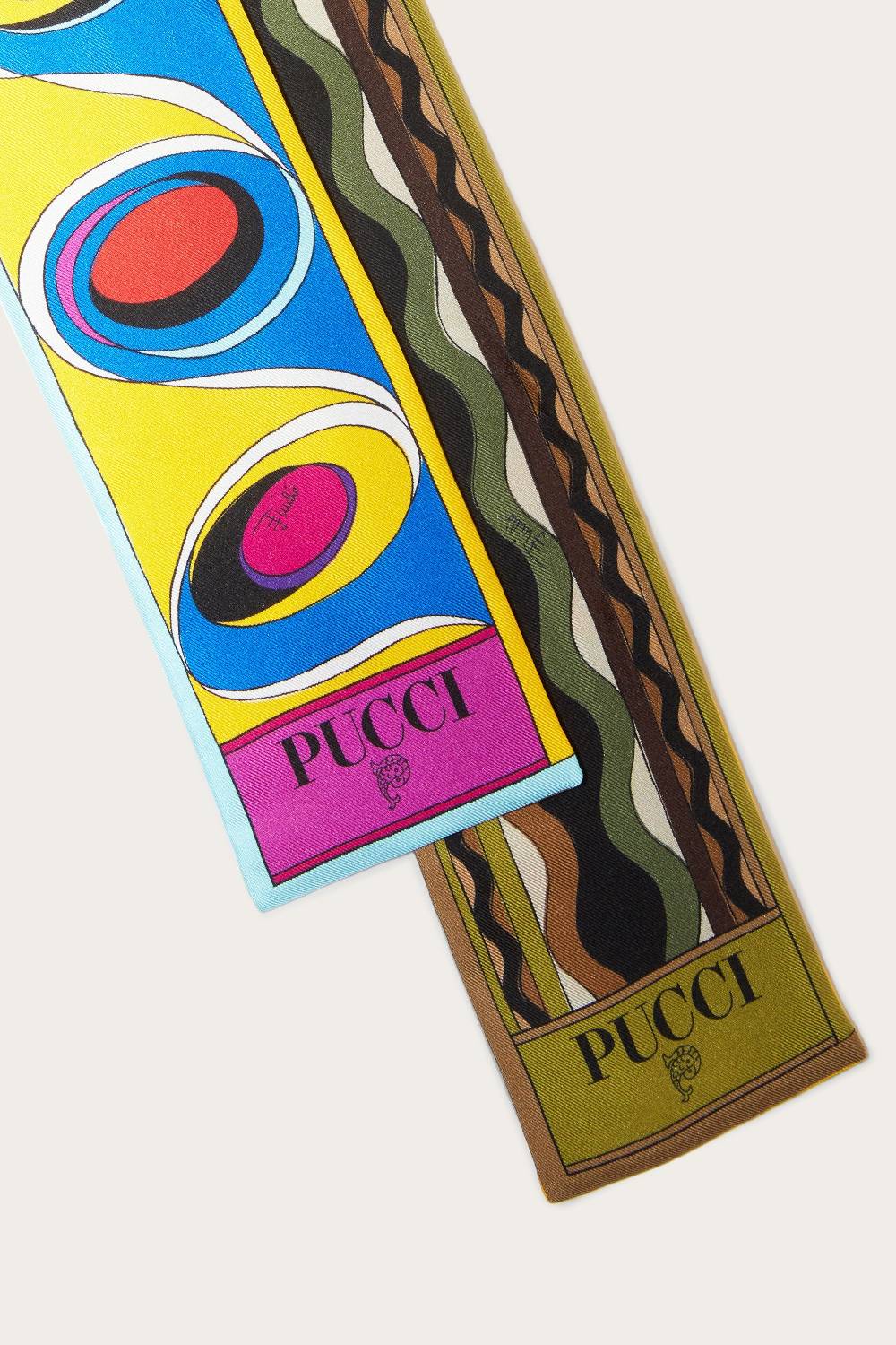 Pucci Foulard in seta con stampa Bersaglio Promozione