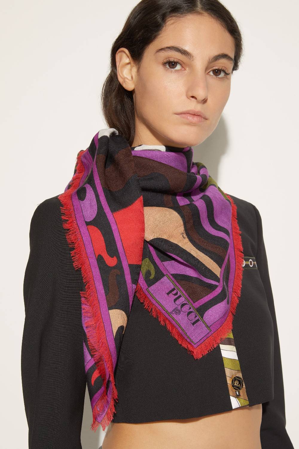 Pucci Foulard grande jacquard con motivo Marmo Affare Del Giorno